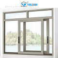Slide And Sash Windows French Style Sliding Windows Aluminum Alloy Nylon Screen Factory